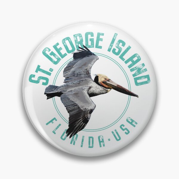 Item preview, St. George Island Florida Pelican Design designed and sold by Futurebeachbum.