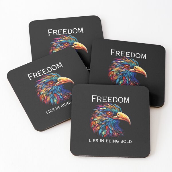 Item preview, Multicolored Eagle of Freedom -- Freedom Lies in Being Bold designed and sold by stainedglass101.