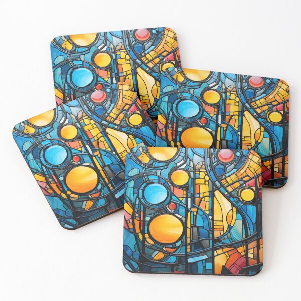 Item preview, A abstract stained glass design.  designed and sold by culturefull.