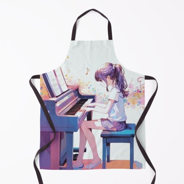Item preview, A girl playing the piano. designed and sold by growing-mom.
