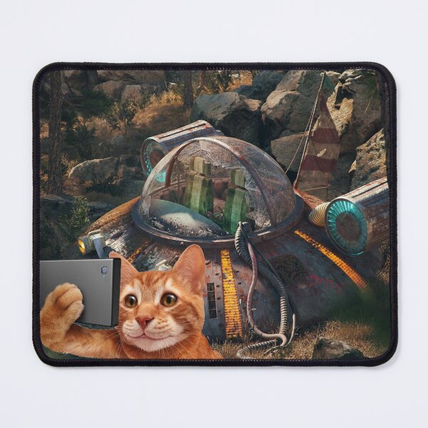 Item preview, Cat Ufo Selfie, Cat Selfie With Flying Saucer Funny Cat designed and sold by Mayalogo.