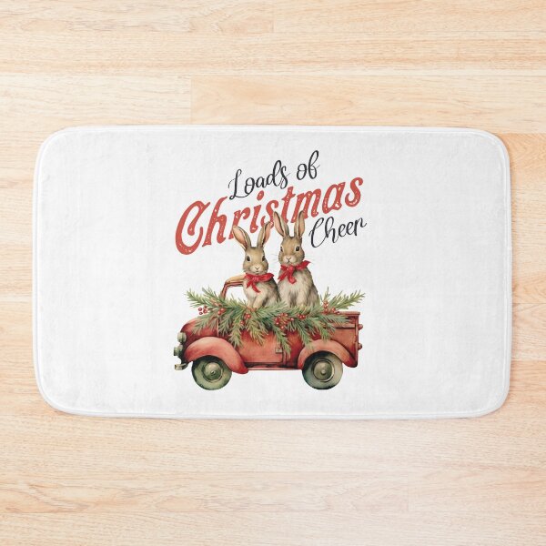 Item preview, Christmas Bunny Rabbits in Truck designed and sold by sweetbelle.