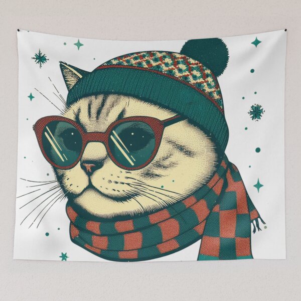 Item preview, KaiZ Winter Cat designed and sold by KaizShop.
