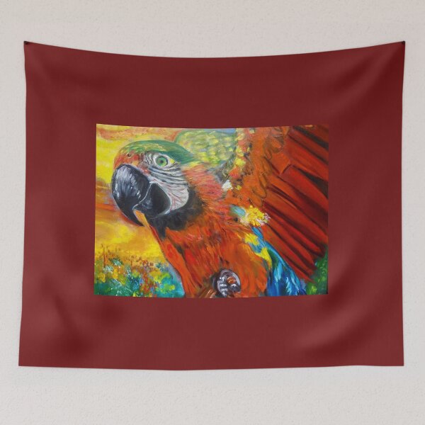 Item preview, Red Macaw designed and sold by jennyleeandjim.