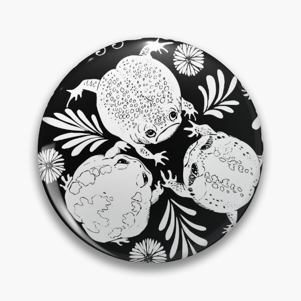 Item preview, Fancy Frog Butts Tile designed and sold by Kellie Lamphere.