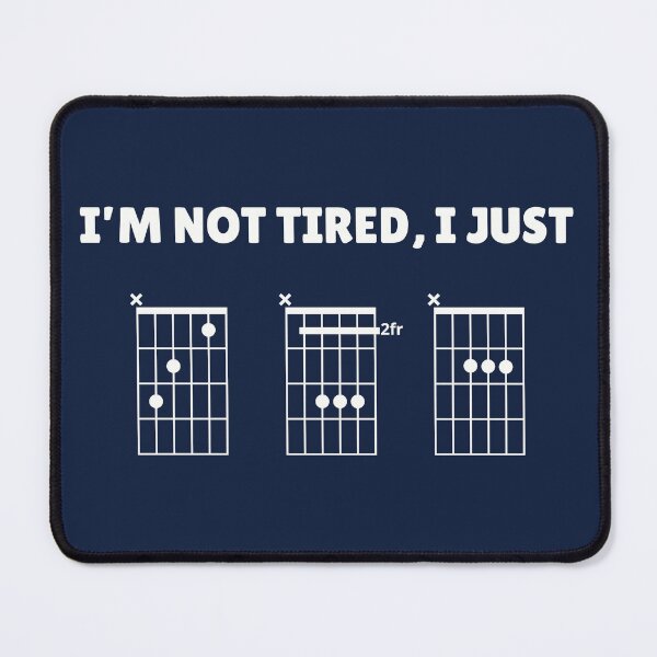 Item preview, I’m Not Tired, I Just CBA (guitar chords) designed and sold by guvnaguitars.