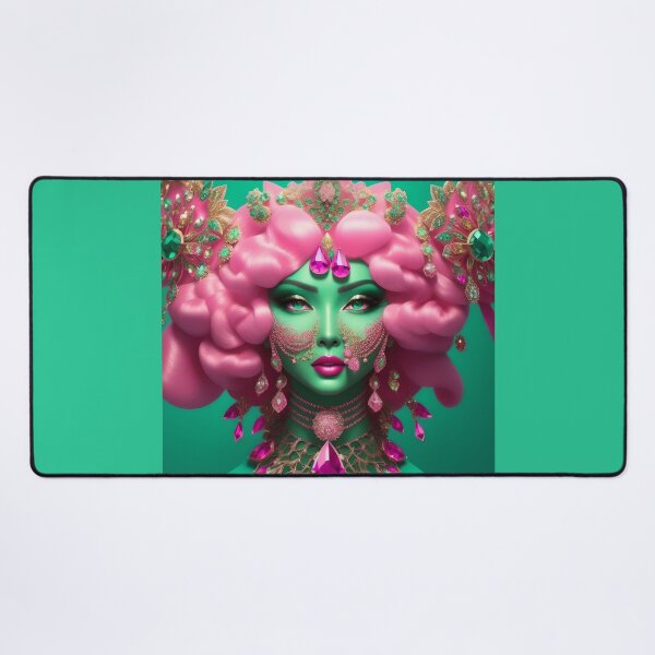 Item preview, Baroque Inspired Mint Green Lady designed and sold by DesignsByPrnces.