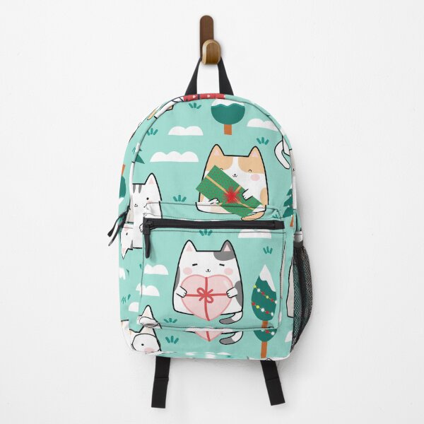 Item preview, Cute Christmas Kawaii Kittens With Gifts Pattern designed and sold by ArtMeetsPizza.