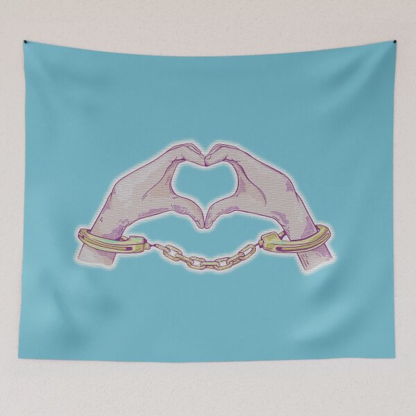 Item preview, Handcuffed Heart designed and sold by piedaydesigns.