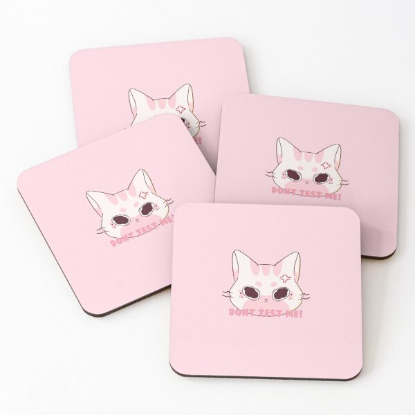 Item preview, Dont test me cat sticker  designed and sold by Puuk.