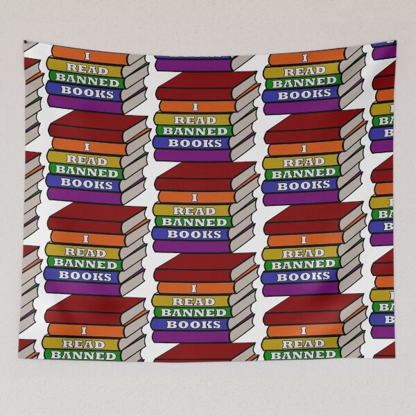 Item preview, I Read Banned Books - Stacked designed and sold by celtgirlz.