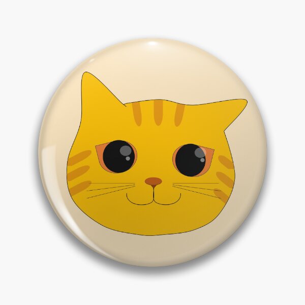 Item preview, Ginger cat face designed and sold by eviolni.