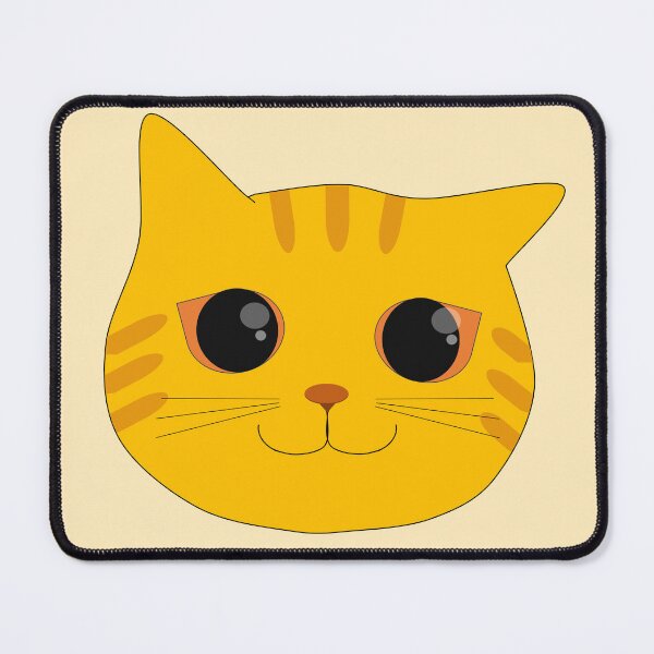 Item preview, Ginger cat face designed and sold by eviolni.