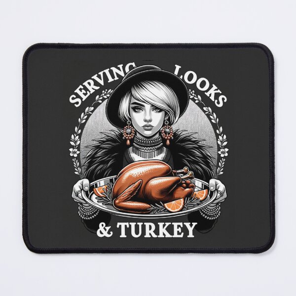 Item preview, Serving Looks & Turkey Thanksgiving designed and sold by ZenEverAI.