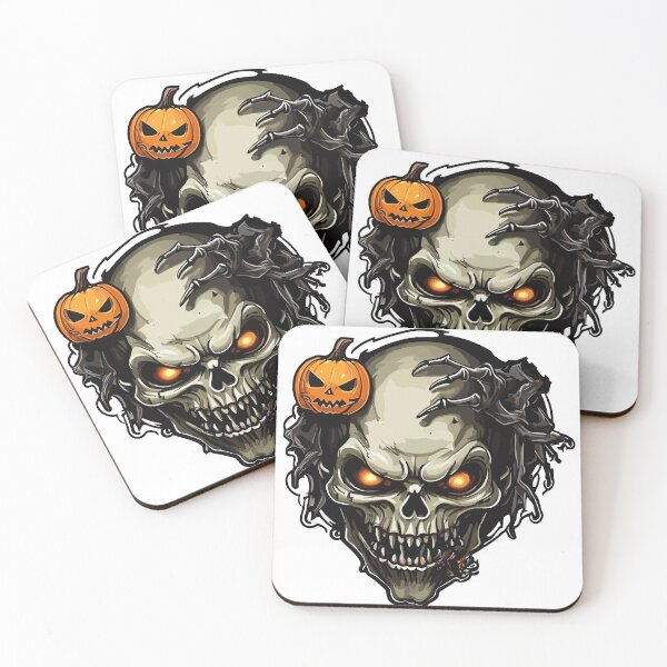 Item preview, Calavera mutante con calabaza designed and sold by AlejaJorgeShop.