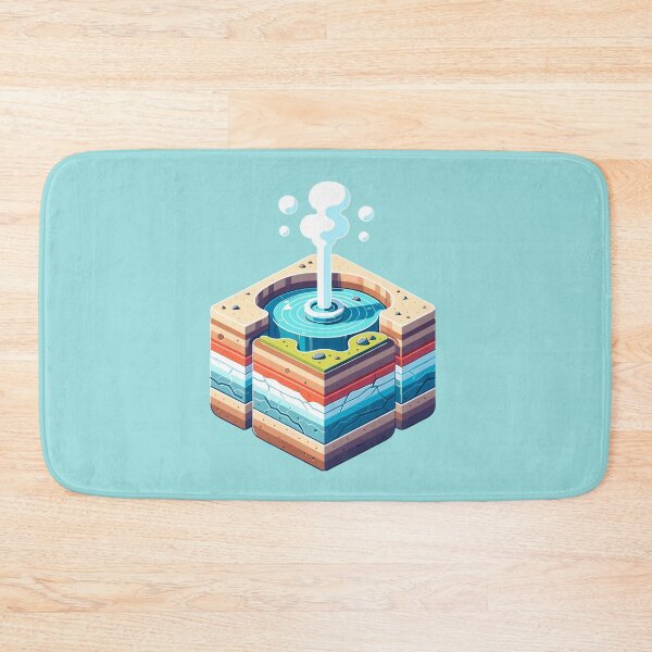 Item preview, Cute Isometric Geyser Cross Section designed and sold by SweetClicks123.