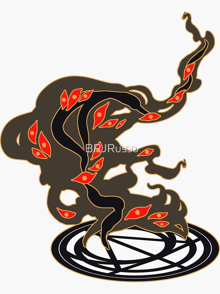 Thumbnail 3 of 3, Sticker, Ritual Smoke designed and sold by BRJRusso.