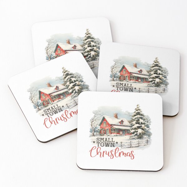 Item preview, Small Town Christmas Rustic Farmhouse designed and sold by sweetbelle.