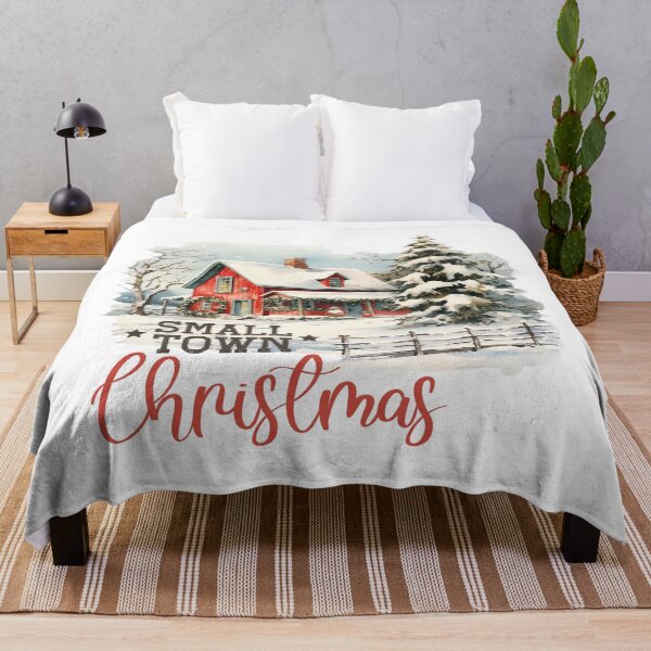 Item preview, Small Town Christmas Rustic Farmhouse designed and sold by sweetbelle.