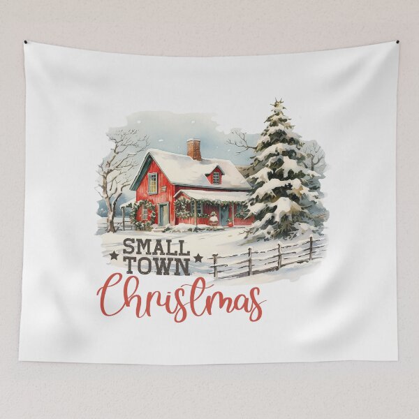 Item preview, Small Town Christmas Rustic Farmhouse designed and sold by sweetbelle.