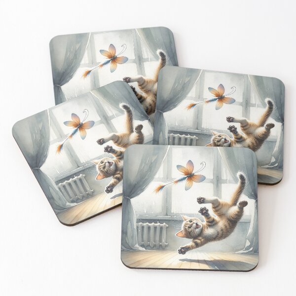 Item preview, Acrobatic cat designed and sold by AJSRPrints.