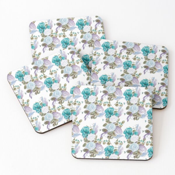 Item preview, Blue Rose Springtime Watercolor Pattern designed and sold by Artistestella.