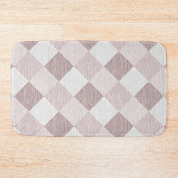 Item preview, Beige and Gray Geometric Patchwork Pattern Oblique Check Diamond designed and sold by fuzzyfox.