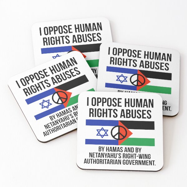Item preview, I oppose human rights abuses. Israel/ Palestine human rights design  designed and sold by Rachel the Artist .