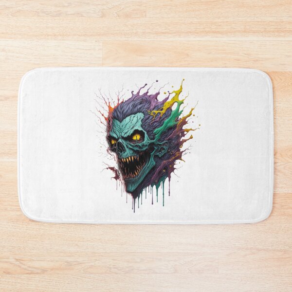 Item preview, Spooky colorful Halloween zombie designed and sold by AlejaJorgeShop.