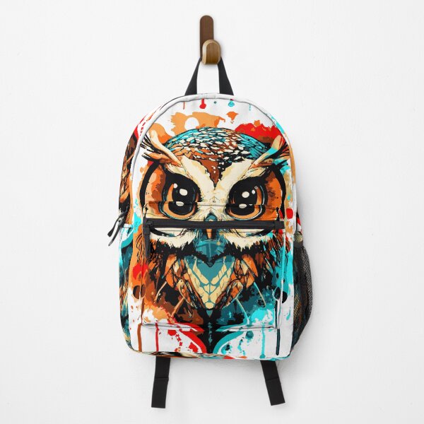 Item preview, Owl Colourful - Owl Head Illustration - Cute Owlet designed and sold by BabyYodaSticker.