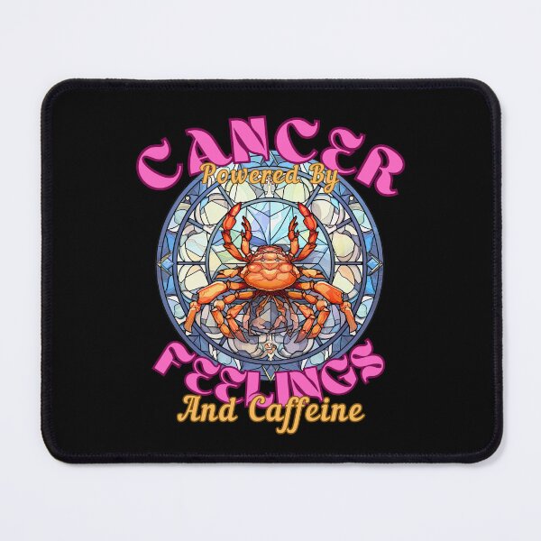 Item preview, Cancer: Powered By Feelings And Caffeine. cancer constellation designed and sold by ZodiacWonders.