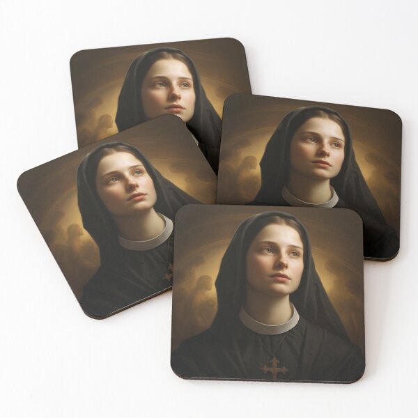 Item preview, Saint Faustina Kowalska of Divine Mercy designed and sold by Spiritus Lupi.