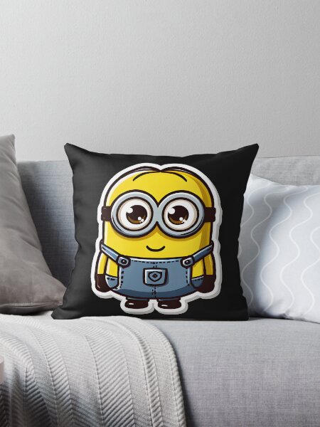 Felonious Gru minions sticker Pillow by Suissino Redbubble