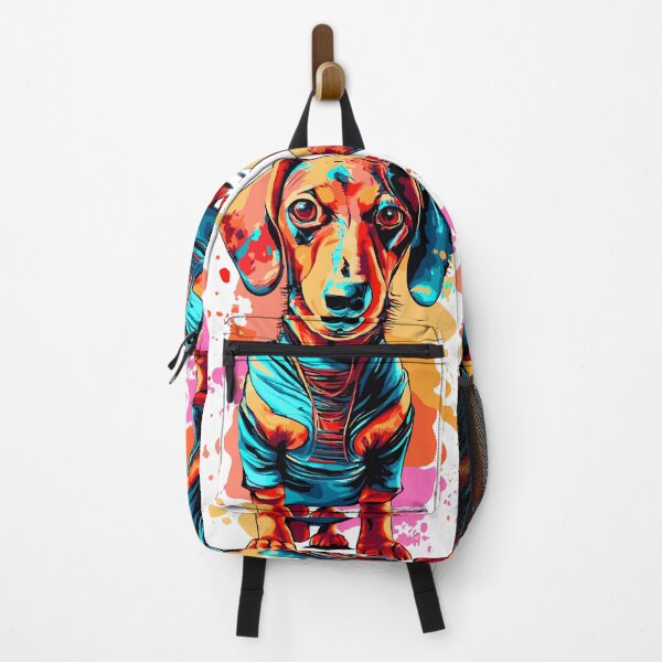 Item preview, Dachshund Colorful - Cute Dachshund Illustration designed and sold by BabyYodaSticker.