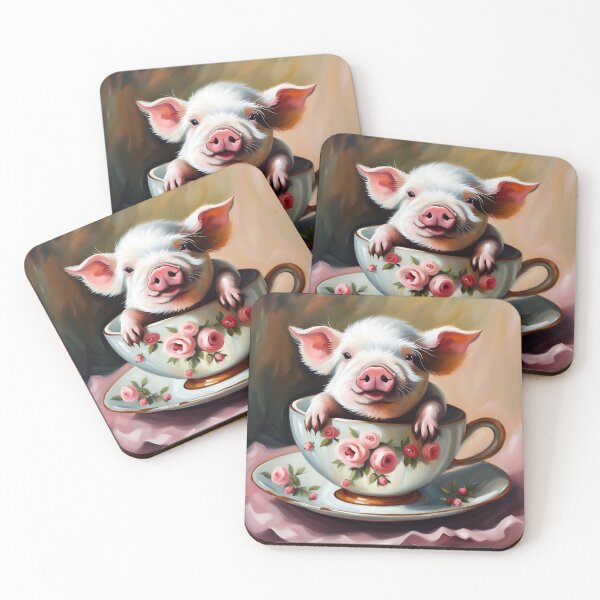 Item preview, Teacup Pig in a Teacup designed and sold by Mister-Mouse.