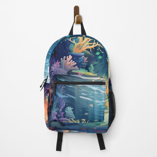 Item preview, Ethereal Depths: A Dreamy Underwater World Enhanced with Sfumato designed and sold by aiartbay.