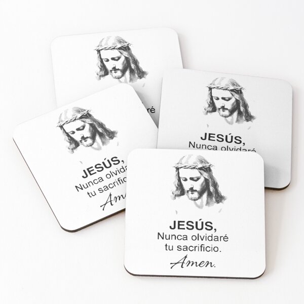 Item preview, ILUSTRACIÓN EN NEGRO SACRIFICIO INOLVIDABLE DE JESÚS designed and sold by FCOdesigns.