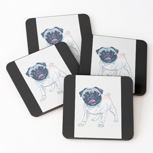 Item preview, Rare white pug designed and sold by Thedigital91.