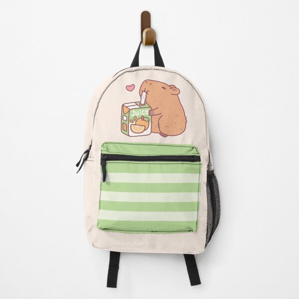Item preview, Cute Capybara Loves Orange Juice designed and sold by rustydoodle.