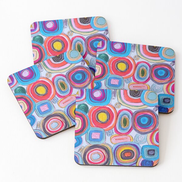Item preview, Copy of Concentric colourful circles designed and sold by Angela Murray.