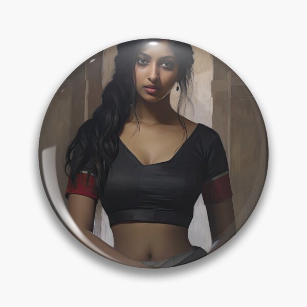 Item preview, Radiant Beauty: Portrait of a Young Woman designed and sold by krishutd.