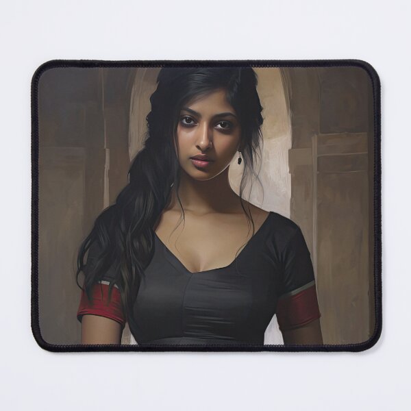 Item preview, Radiant Beauty: Portrait of a Young Woman designed and sold by krishutd.