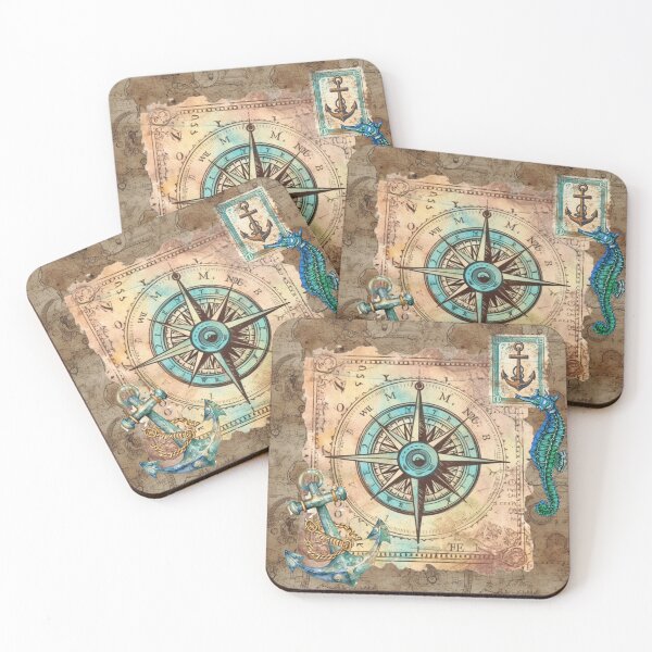 Item preview, Vintage Compass Nautical designed and sold by Tetsuya-Yui.