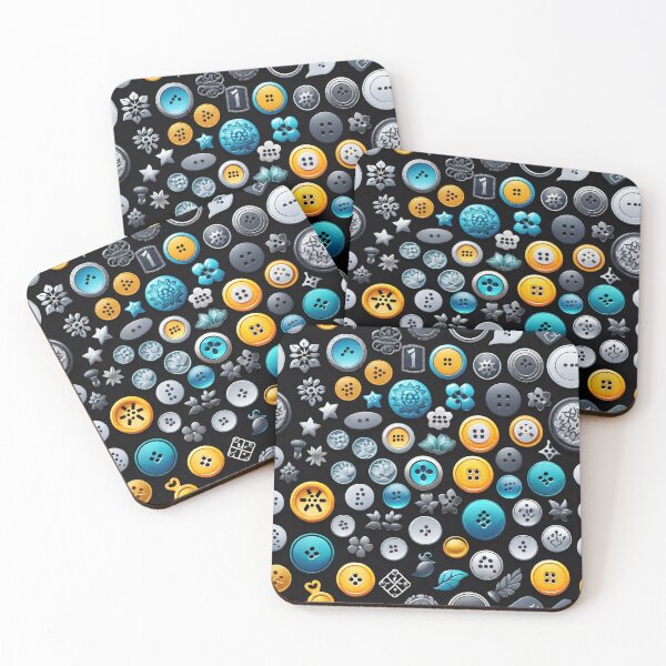 Item preview, a bunch of buttons on a black background designed and sold by Enga6.
