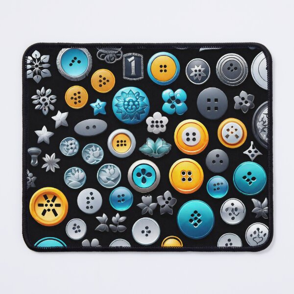 Item preview, a bunch of buttons on a black background designed and sold by Enga6.
