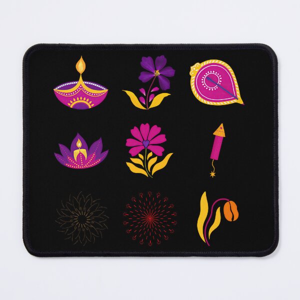 Item preview, Diwali Diya, Flowers, Fireworks designed and sold by pixclipart.