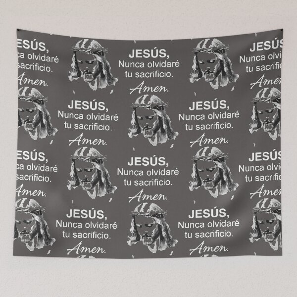 Item preview, ILUSTRACIÓN BLANCO SACRIFICIO INOLVIDABLE DE JESÚS designed and sold by FCOdesigns.
