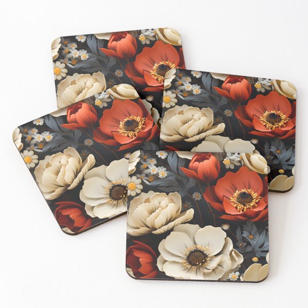 Item preview, Nature's Flowered Canvas seamless pattern designed and sold by MeawExoplanet.