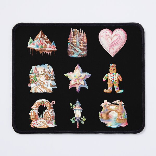 Item preview, Christmas Gingerbread Kingdom Various Festive Elements designed and sold by pixclipart.
