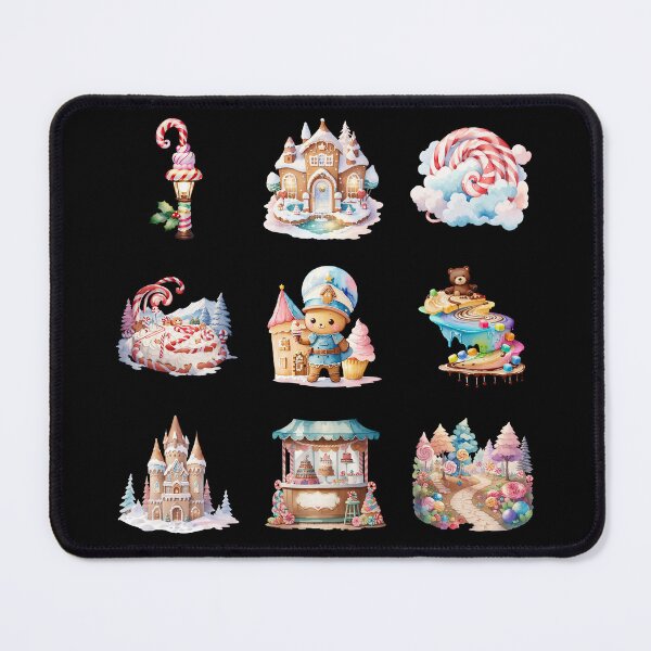 Item preview, Christmas Gingerbread Kingdom Festive Scenes and Characters designed and sold by pixclipart.